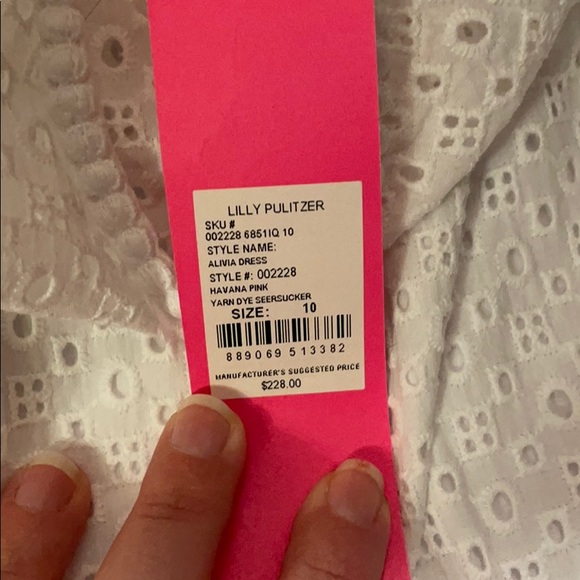 Lilly Pulitzer Alyvia dress, NWT. SZ10 - Picture 2 of 4